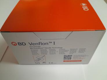 Preview: BD Venflon IV Canula InstFlash 22G 0,8 x 25mm